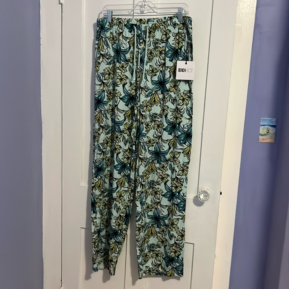 NWT Beach Riot tropical pants xlarge